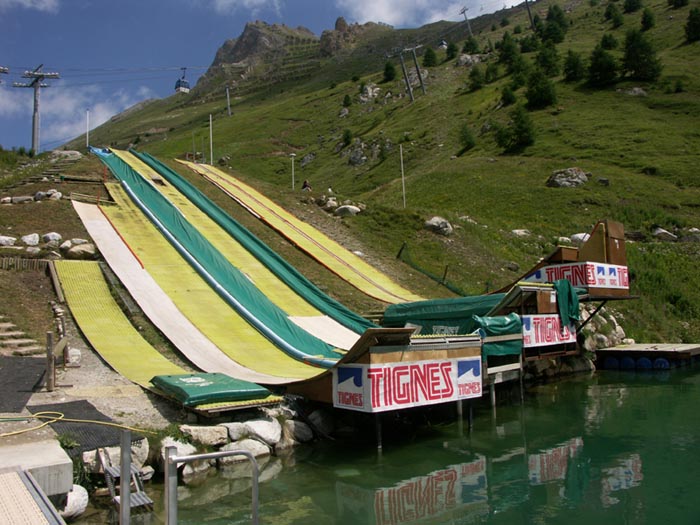 water jump Tignes