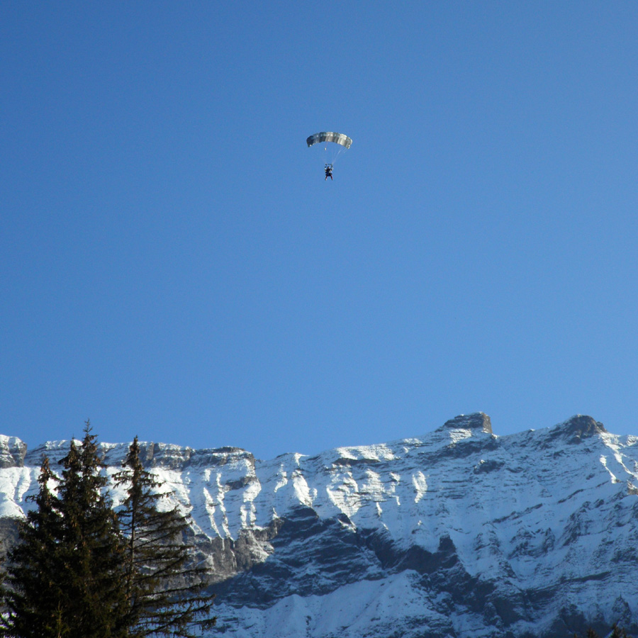 parachute Megève