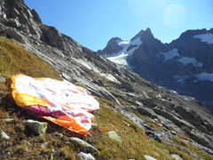 Déco parapente vallon de la Selle.