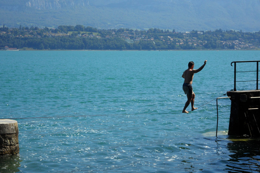 Waterline traversée aller.