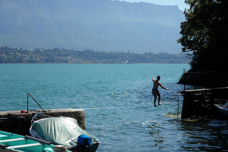 Waterline traversée aller.