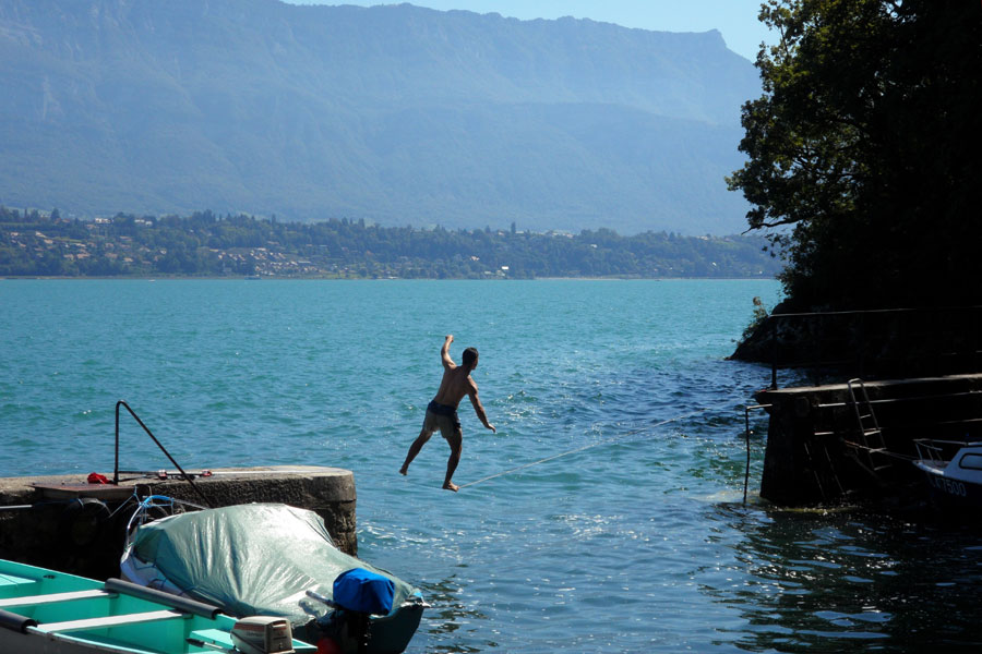 Waterline traversée aller.
