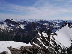 Grand Galibier, Vanoise et Pic est de Combeynot.