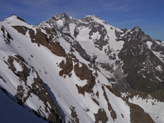 Vue sur la Meije.