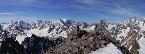 Panorama au sommet.