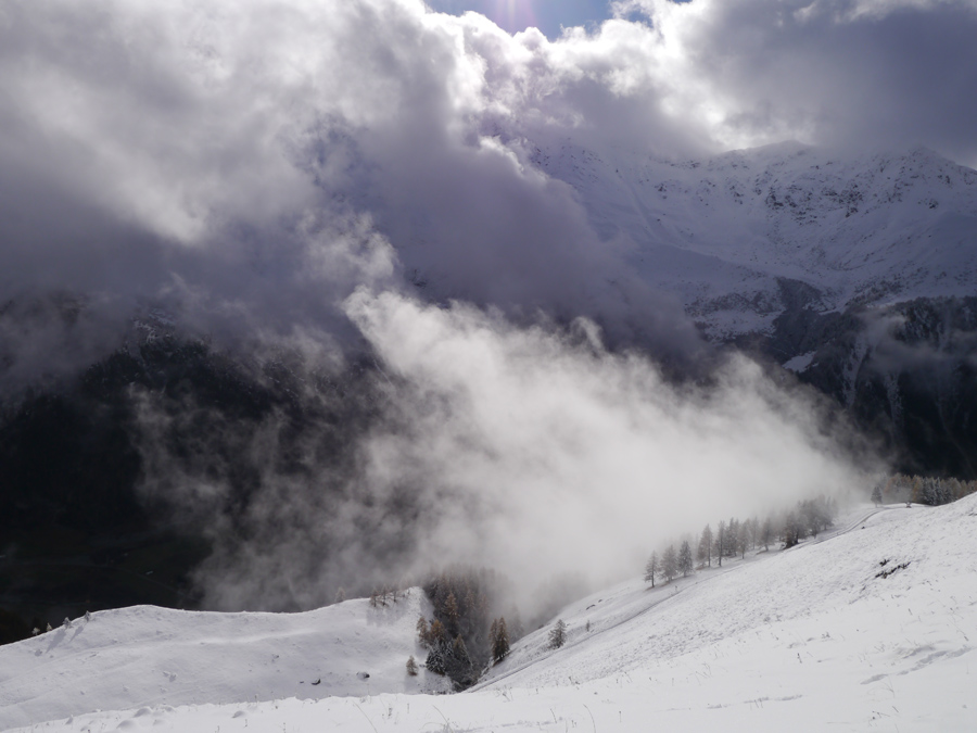 montagne enneigée