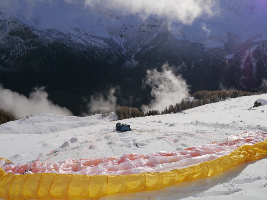 décollage autolargage parapente