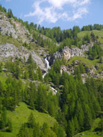 parapente cascade des Rossets