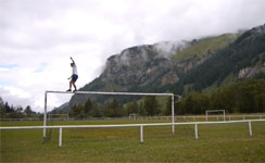 vidéo comme de la slackline
