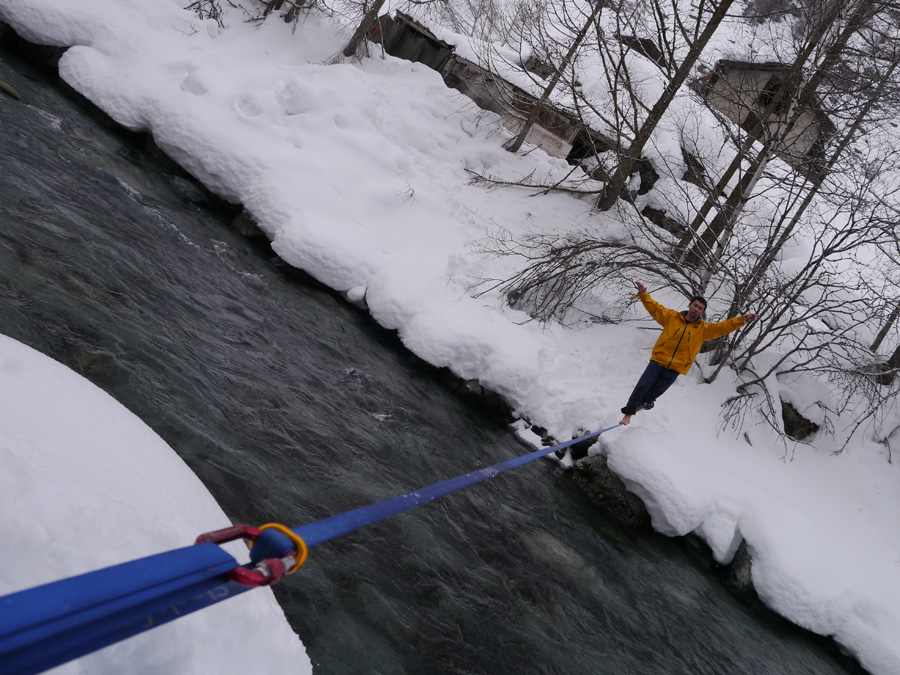 slackline Zermatt