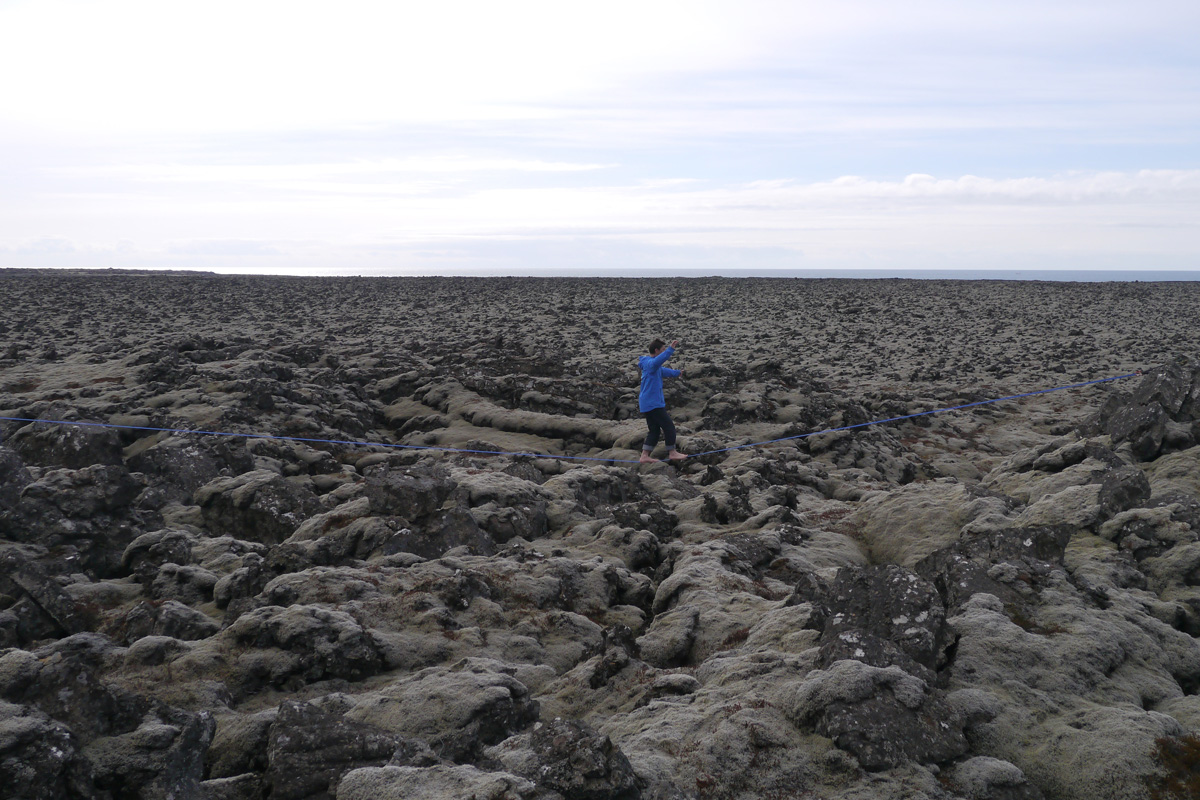 Slackline Iceland
