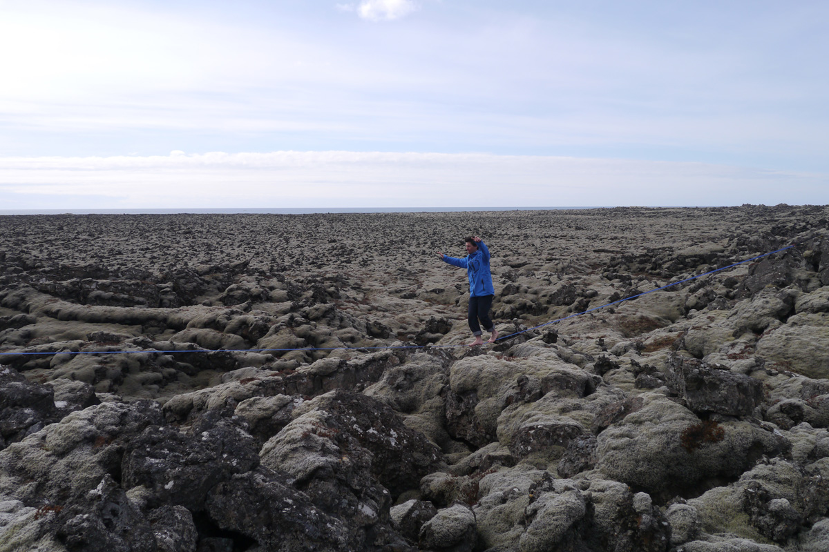 Slackline Iceland