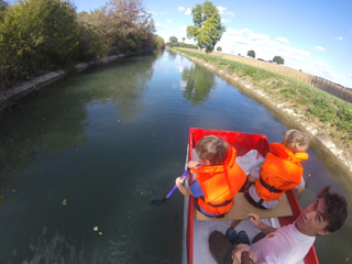 Bateau canal Rhin Alsace
