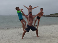 cirque à la plage