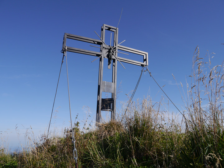 Croix au sommet du Fläschenspitz