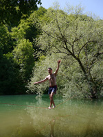 Nedved Alain et Manu dans le Jura au lac de Chalain