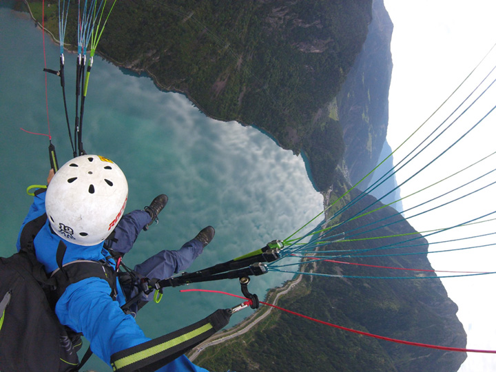 parapente Lago di Poschiavo