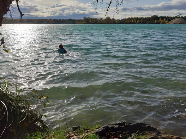 Nage eau libre Burkheimer Baggersee