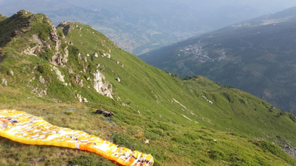 déco parapente Croix Bozon / Friolin