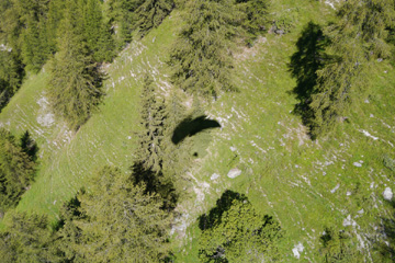ombre du parapente en vol