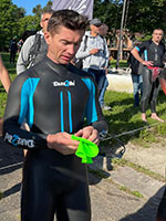 Emmanuel au Triathlon Pour Tous