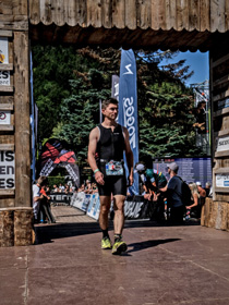 Arrivée triathlon X-Terra