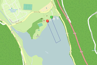 parcours natation lac Longemer