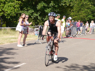 Emmanuel départ vélo