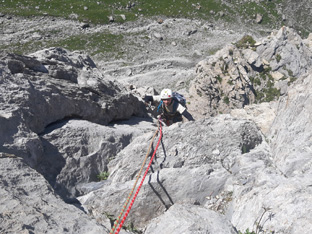 Emmanuel Bernard escalade arête ouest Petit Arcelin