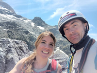 selfie sommet soeur frère !