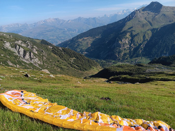 parapente Peisey-Nancroix