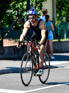 départ vélo triathlon