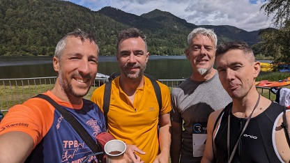 Le triathlon et les copains !