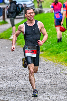 Triathlon Trithur arrivée Emmanuel