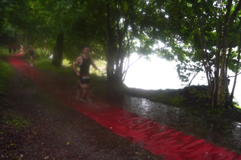 Triathlon Trithur course à pied Emmanuel