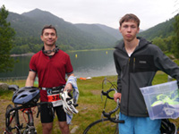 Triathlon Félix et papa :-)