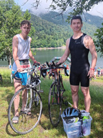 Triathlon Félix et papa :-)