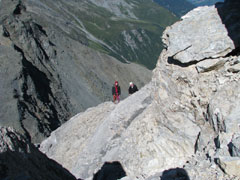 Chouette vue sur Marc et Vincent qui suivent derrière.