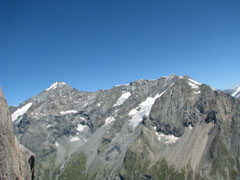 Mont Pourri, dôme de la Sache, dôme des Platières.
